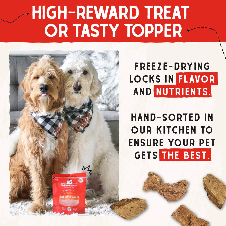 Stella & Chewy's Beef Liver Treats - 3 oz