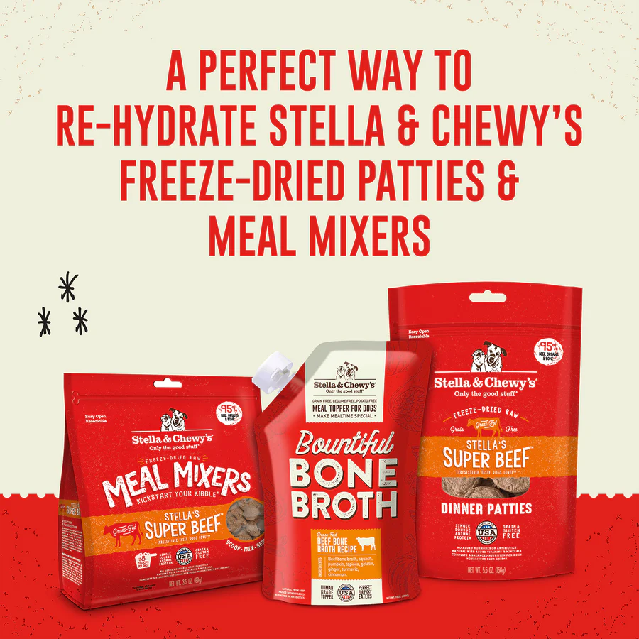 Stella & Chewy's Bountiful Bone Broth Grass Fed Beef Recipe - 16 oz