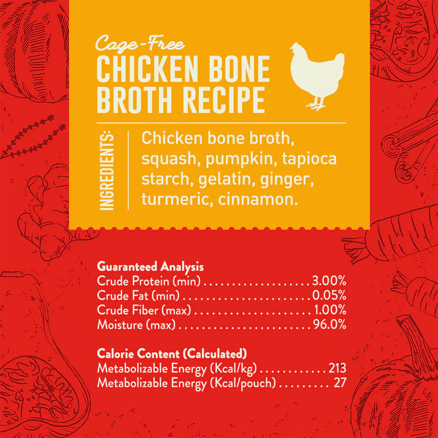 Stella & Chewy's Bountiful Bone Broth Cage Free Chicken Recipe - 16 oz