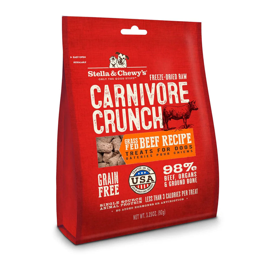 Stella & Chewy's Dog FD Carnivore Crunch - Beef - 3.25 oz