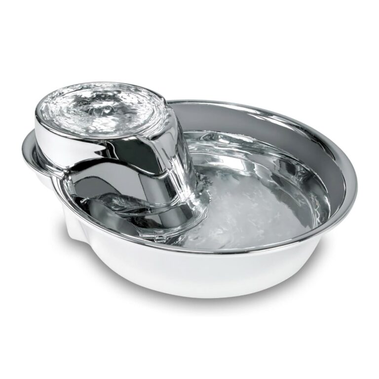 Pioneer Pets Big Max Pet Drinking Fountain 128oz – Stainless Steel