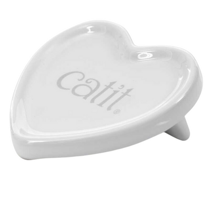 Catit Creamy Heart Dish for Cats