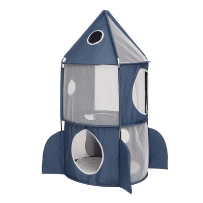 Catit Vesper Rocket 50x50x90 cm Blue Cat Beds