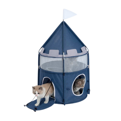Catit Vesper Castle 48x48x95 cm Blue for Cats