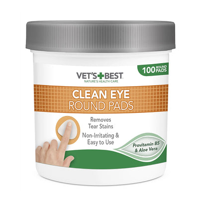 Vets Best Clean Eye Round Pads (100pads)