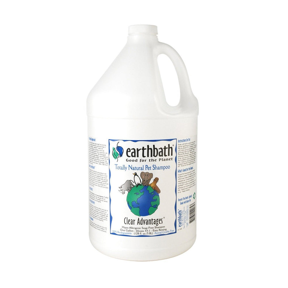 Earthbath Clear advantages hypo allergenic soap free shampoo - 1 GAL