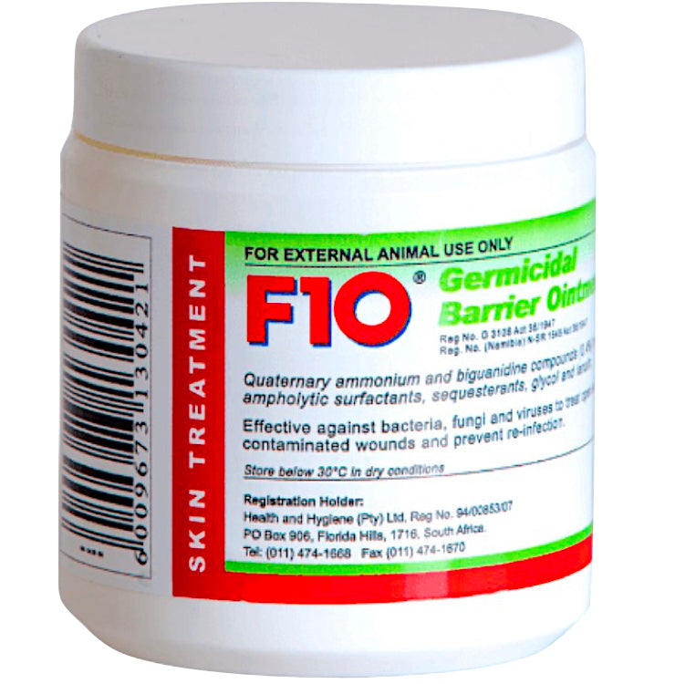 F10 Germicidal Barrier Ointment for Pets 25g – Protection Against Bacteria, Fungi, Viruses & Spores