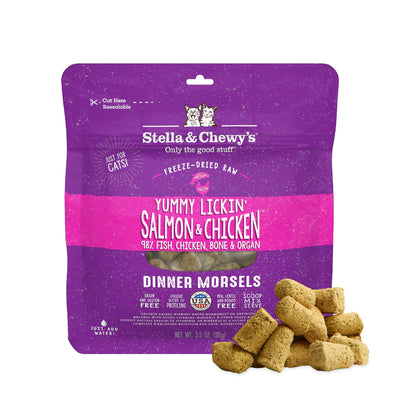 Stella & Chewys Cat FD Yummy Lickin Salmon & Chicken