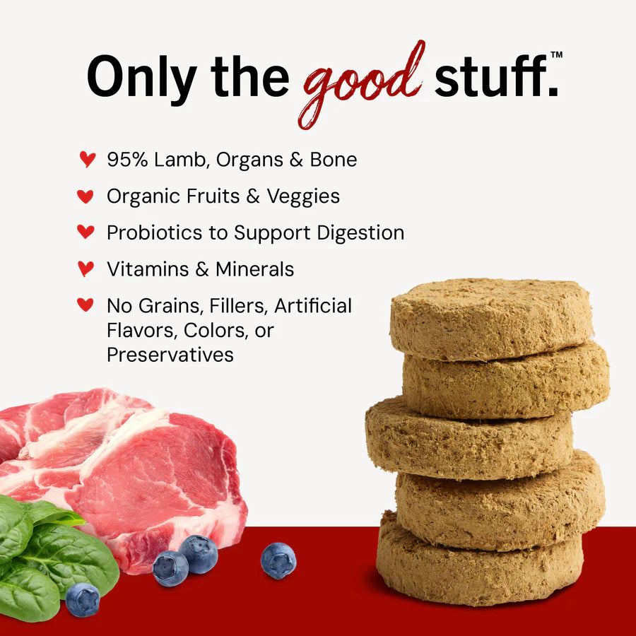 Stella & Chewys Dog Freeze Dried Food Dandy Lamb Patties