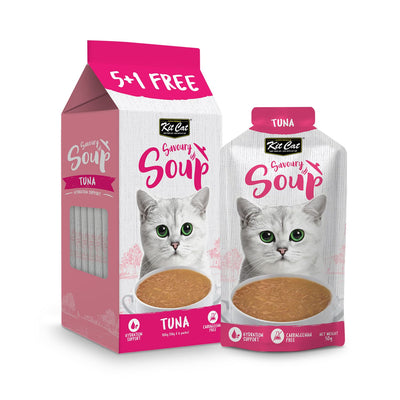 Kit Cat Savoury Soup Tuna Cat Wet Food 300g ( 6 X 50g )