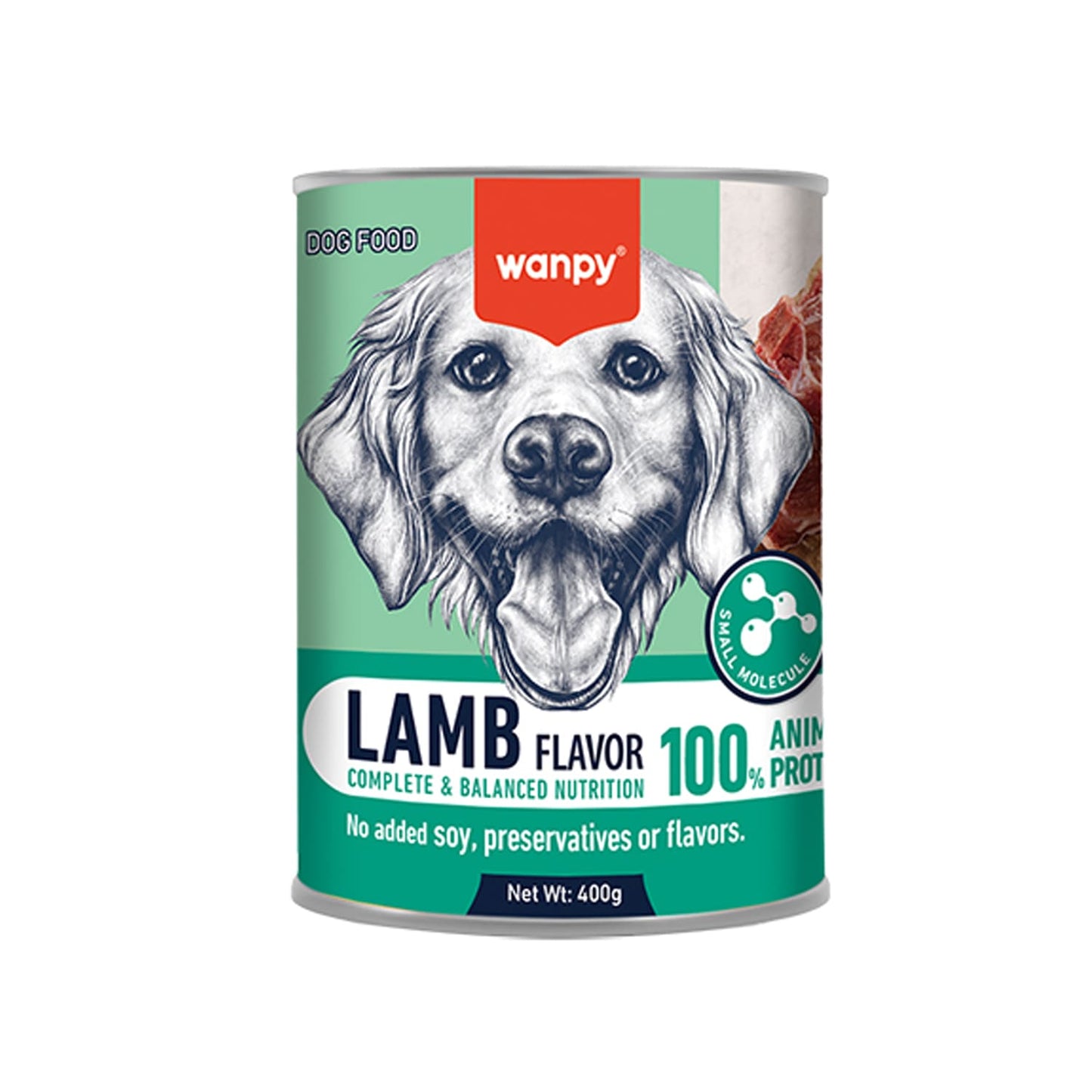 Wanpy Complete Pâté Canned Food for Dogs (Lamb) - 400g