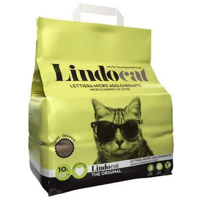 LindoCat Natural Bentonite The Original Cat Litter - 10 L - Fragrance-Free