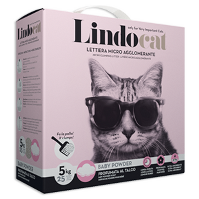 Natural Bentonite Baby Powder Cat Litter - 5 L - Baby Powder