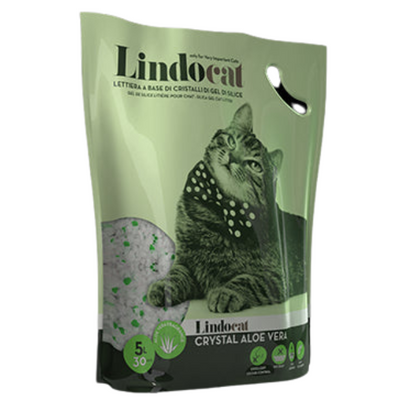 LindoCat Crystal Aloe Vera Scent Cat Litter - Silicagel - 5 L