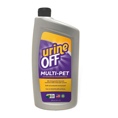 Urine Off Multi Pet 32 oz with Carpet Cap - Eliminate Pet's Urine Stains and Odors