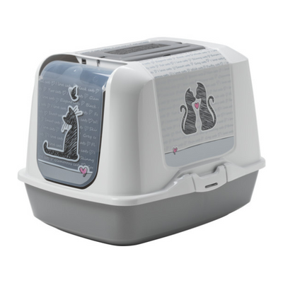 Moderna Trendy Cat – Speckled Grey – Cats in Love Cat Litter Boxes