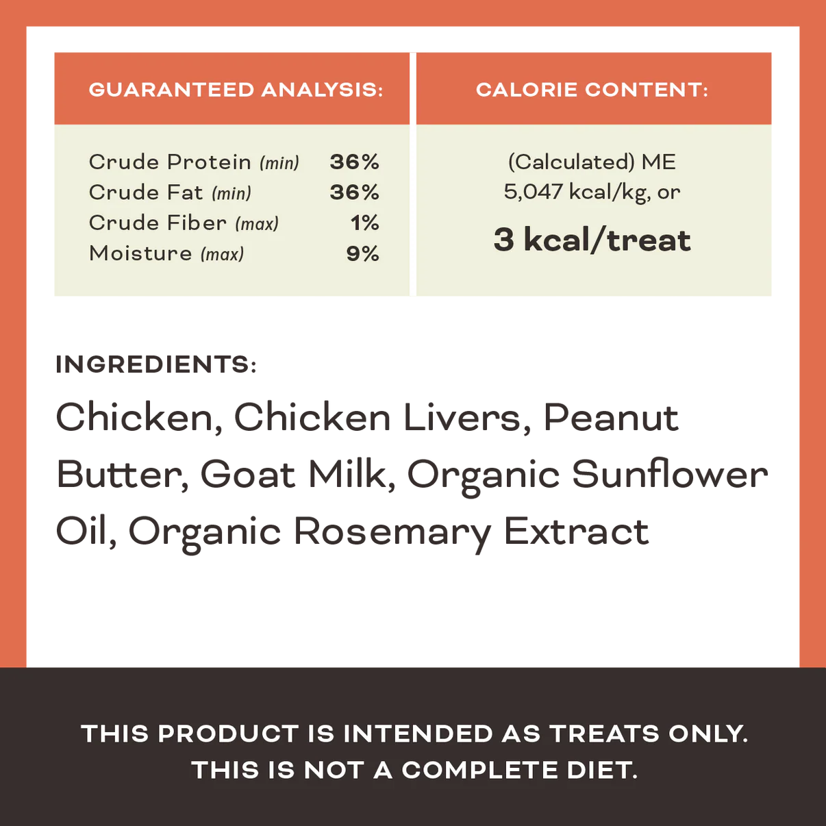 Primal Youre My Butter Half Chicken & Peanut Butter with Goat Milk Freeze-Dried Treat 2oz