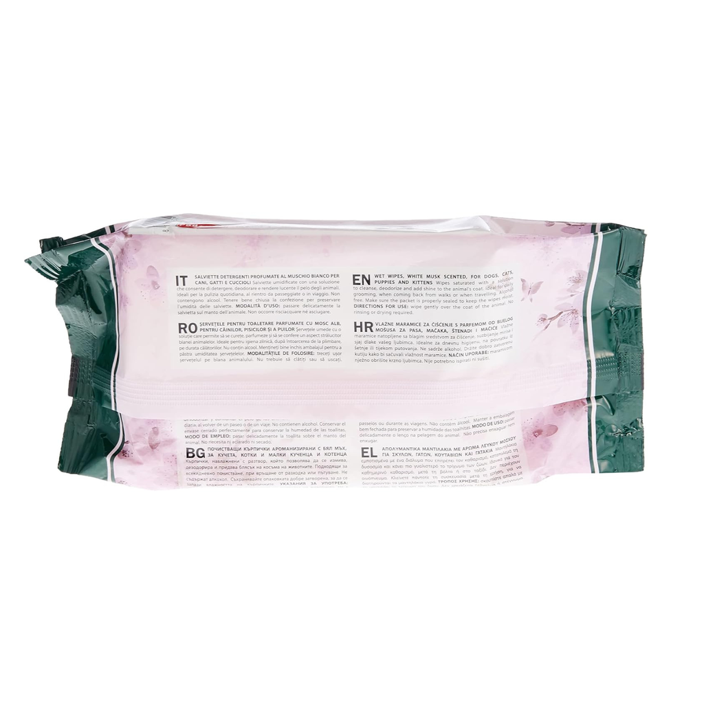 Padovan Pet Wipes White Musk (40 Wipes)
