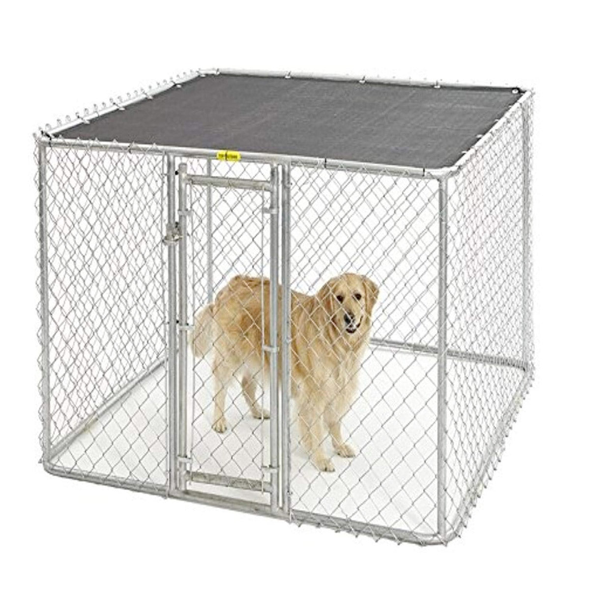 Mid West K9 Steel Chain Link Portable Kennel for Dogs
