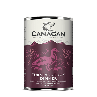 Canagan Turkey with Duck Dinner Wet Dog Food 400g