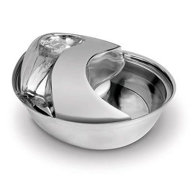 Pioneer Pets Raindrop Durable Pet Fountain 60oz (Stainless Steel)