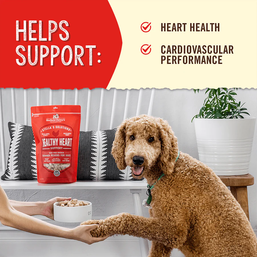 Stella & Chewy's Solutions Freeze-Dried Chicken Healthy Heart Support - 13 oz