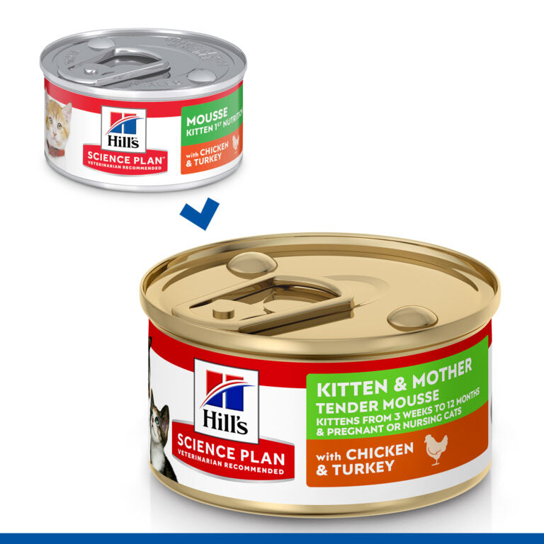 Hill's Science Plan Kitten & Mother Tender Mousse - (24x85g)