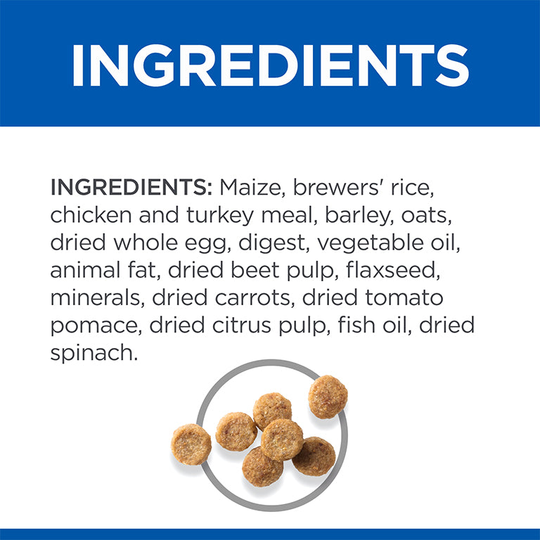 Hill's Science Plan Senior Vitality Small & Mini Mature Adult 7+ Dog Food with Chicken & Rice