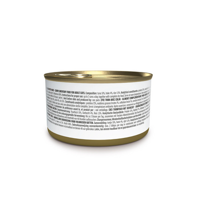 Schesir Complements Cat Wet Food in Jelly Can- Tuna With Hake 70g