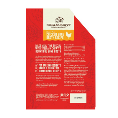 Stella & Chewys Bountiful Bone Broth Cage Free Chicken Recipe - 16 oz