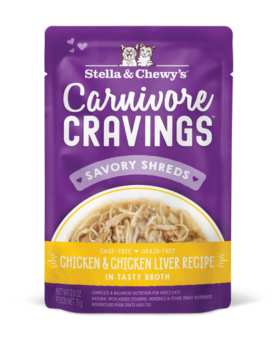 Stella & Chewy's Carnivore Cravings Chicken & Chicken Liver Recipe - 2.8 Oz