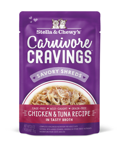 Stella & Chewy's Carnivore Cravings Chicken & Tuna Recipe - 2.8 Oz
