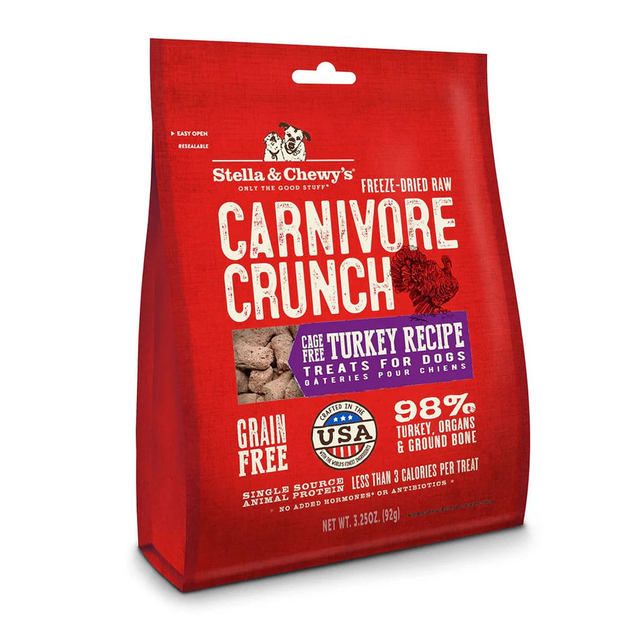 Stella & Chewy's Dog FD Carnivore Crunch - Turkey - 3.25 oz