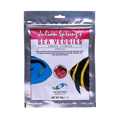 Two Little Fishes SeaVeggies – Purple Seaweed 30g (1oz) - Fish Food