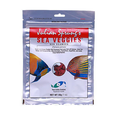 Two Little Fishes SeaVeggies – Red Seaweed 30g (1oz) - Fish Food