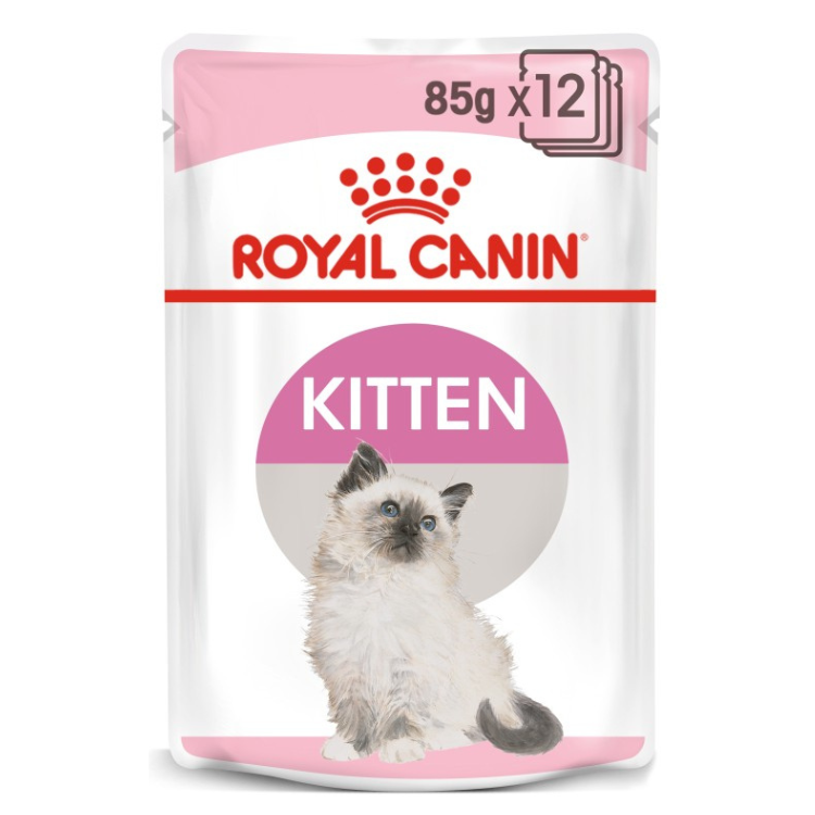 Royal Canin Feline Health Nutrition Kitten Jelly (WET FOOD - Pouches) 12x85G