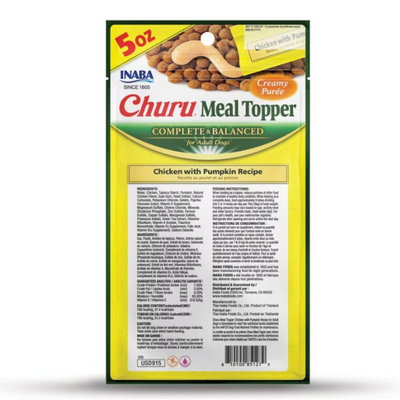 Inaba Dog MEGA Churu Chicken with Pumpkin Recipe - 3PCS/PK - 144g