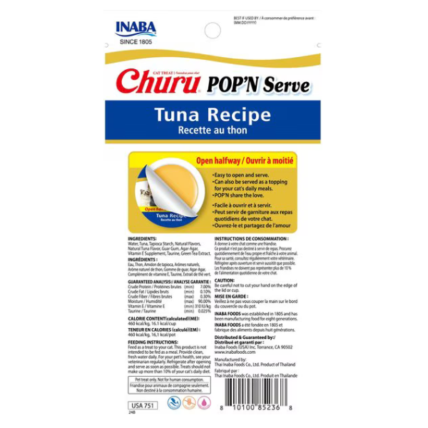 Inaba Churu Pop'n Serve Tuna Recipe