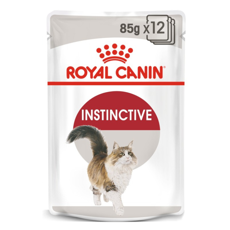 Royal Canin Feline Health Nutrition Instinctive Adult Cats Jelly (WET FOOD - Pouches) 12 x 85g