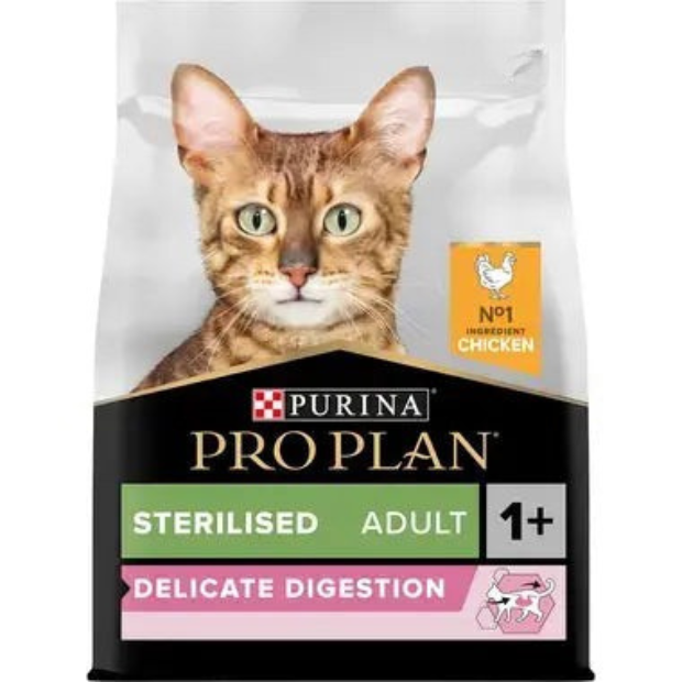 Purina Pro Plan Sterilised Adult Delicate Digestion Dry Cat Food with Chicken