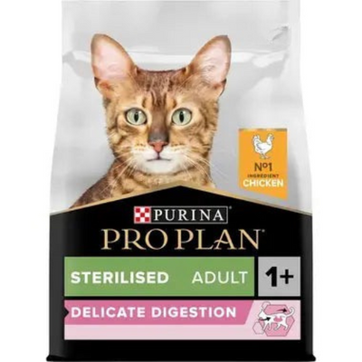 Purina Pro Plan Sterilised Adult Delicate Digestion Dry Cat Food with Chicken