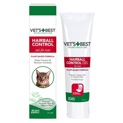 Vets Best Hairball Control Gel for Cats - 100g