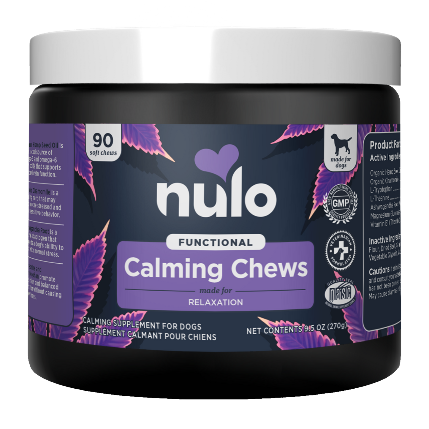 Nulo Calming Soft Chew for Dogs - 270g
