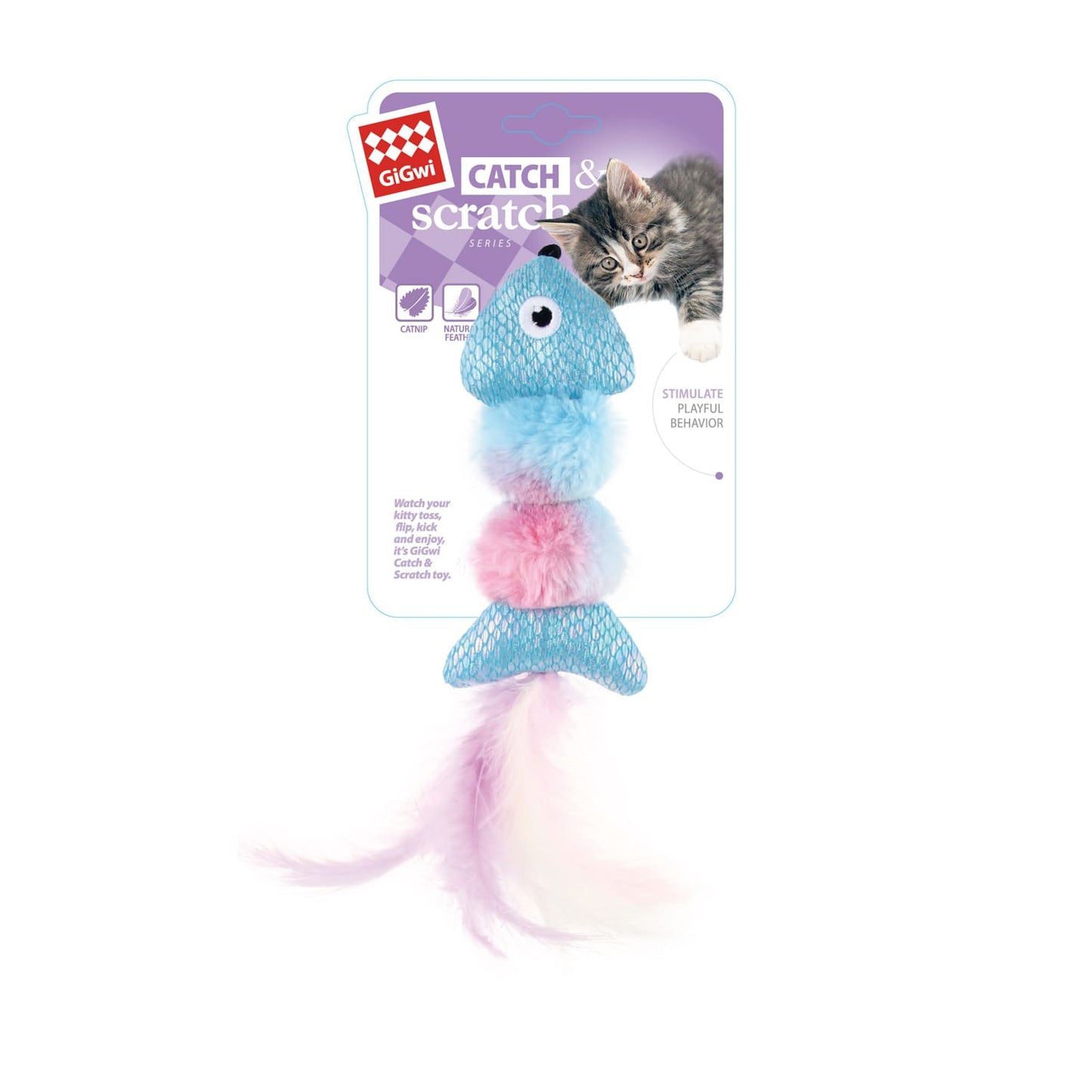 GiGwi Catch & Scratch Fish