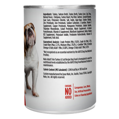 Nulo Adult Trim Dog Grain-Free Turkey & Cod 369g Can