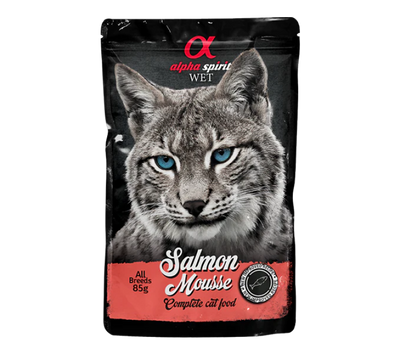 Alpha Spirit Salmon Mousse for Cats Pouches Wet Food
