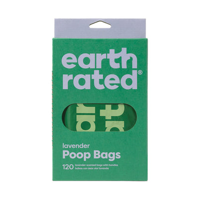 Earth Rated Easy-Tie Handle Poop Bags – 120 bags - Lavender