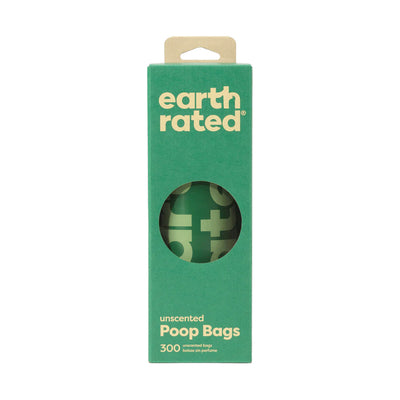 Earth Rated Dog Poop Bags – Bulk Single Roll ( 300 Bags) - Unscented
