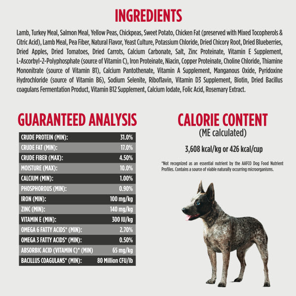 Nulo FreeStyle Adult Dog Grain-Free Lamb & Chickpeas with Probiotics Dry Dog Food