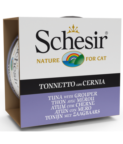 Schesir Cat Wet Food-Tuna With Grouper